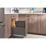 Rev-A-Shelf 30-Quart Plastic Soft Close Pull Out Trash Can