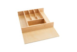 Rev-A-Shelf 22-in x 24-in Wood Cutlery Insert Drawer Organizer