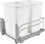 Rev-A-Shelf 35-Quart Plastic Soft Close Pull Out Trash Can