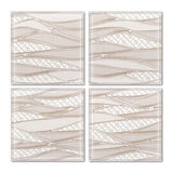 Instant Mosaic Upscale Designs by Ema 16-Pack 6-in x 6-in Glossy Glass Subway Wall Tile - Super Arbor
