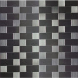 Instant Mosaic 6-Pack 12-in x 12-in Metallic Metal Versailles Peel & Stick Tile - Super Arbor
