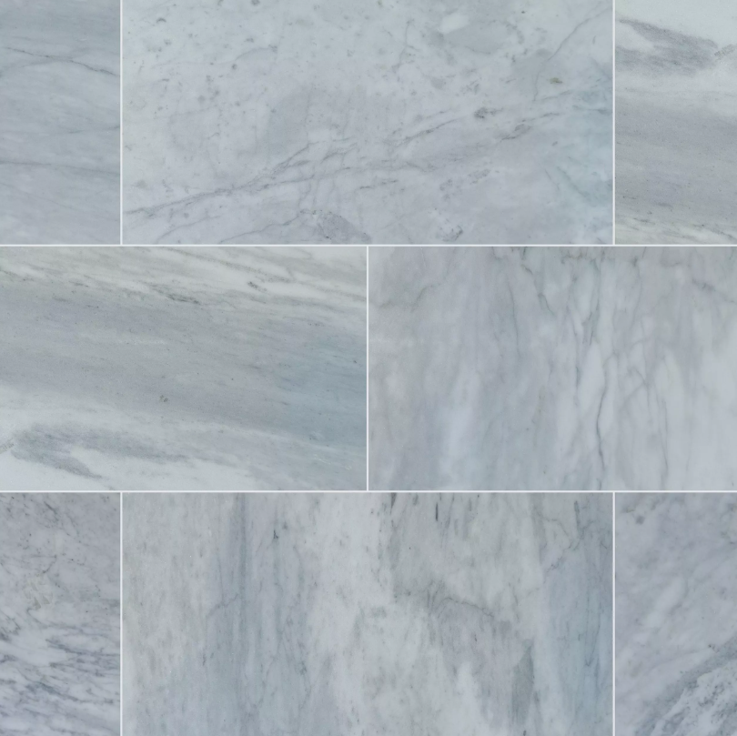 Celestial Blue Honed Marble Tile