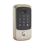 Defiant Hubspace Satin Nickel Square Biometric Fingerprint Electronic Touchpad Deadbolt