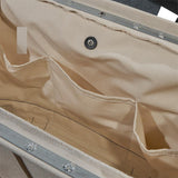 Tool Bag, Canvas with Leather Bottom, 11 Pockets, 18-Inch - Super Arbor