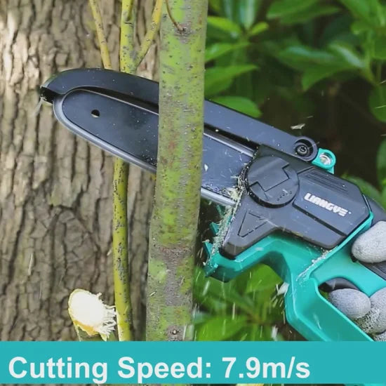20V Battery Operated Power Tools Liangye 6 Inch Brushless Chain Saw