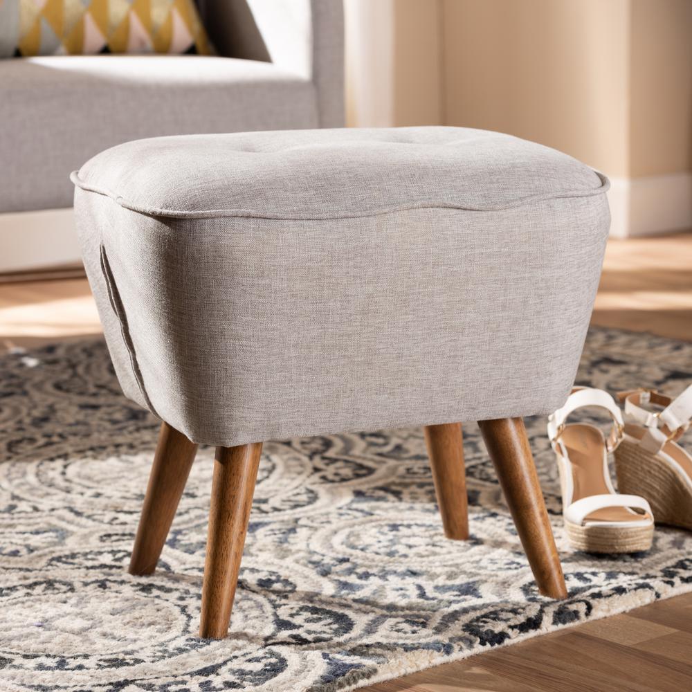 Petronelle Greyish Beige Foot Rest - Super Arbor