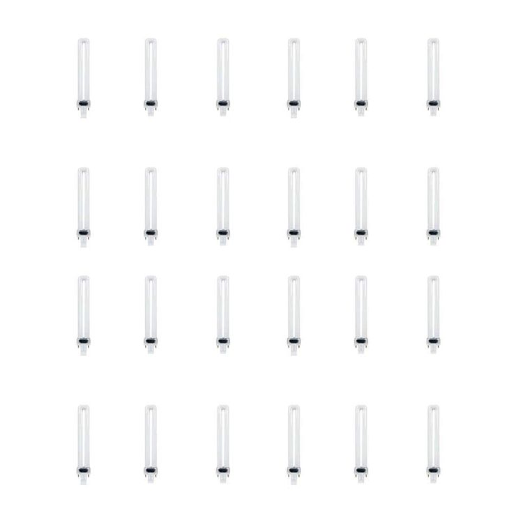 13-Watt Equivalent PL CFLNI Twin Tube 2-Pin Plug-in GX23 Compact Fluorescent CFL Light Bulb, Bright White 3500K(24-Pack)
