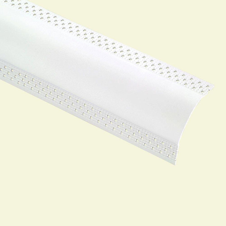 8 ft. x 1-1/2 in. Vinyl Bullnose Splay Corner Bead (30-Pack) - Super Arbor