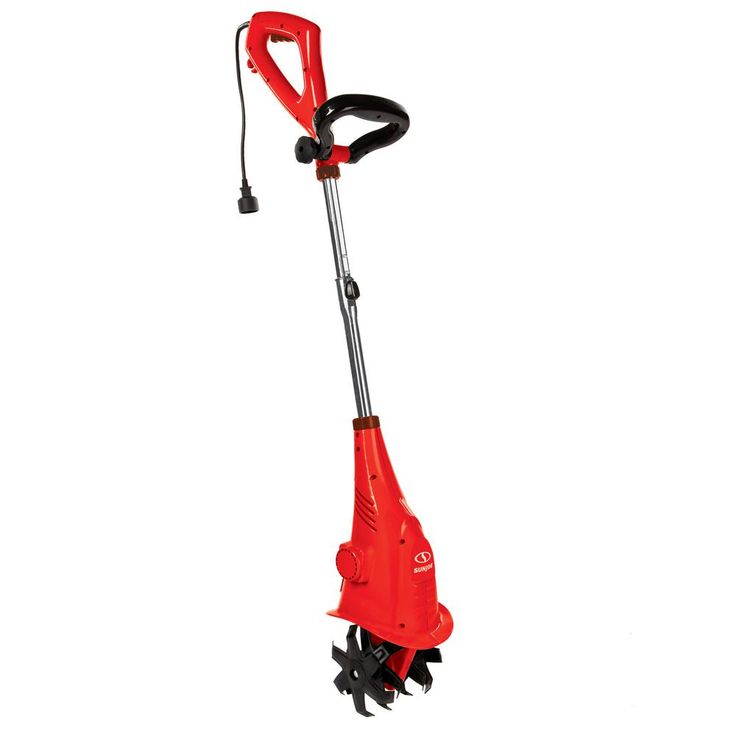 Sun Joe 6.3 in. 2.5 Amp Electric Cultivator, Red