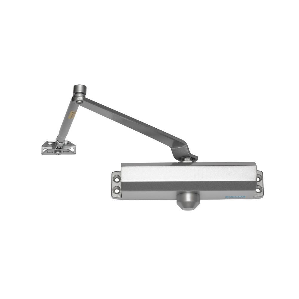 Commercial Door Closer with Parallel Arm Bracket in Aluminum - Size 3 - Super Arbor