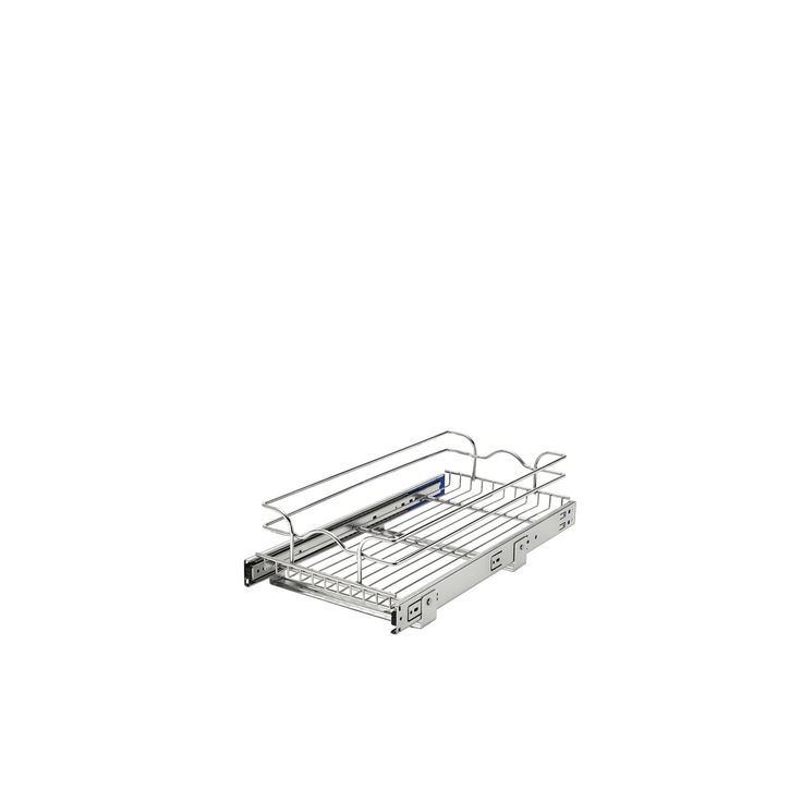 Rev-A-Shelf 11.5-in W x 6-in H 1-Tier Pull Out Metal Basket