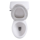Step-In 59.6 in. Walk-In Non-Whirlpool Bathtub in White with 1.28 GPF Single Flush Toilet - Super Arbor