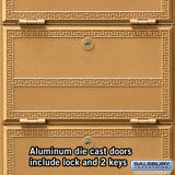 Americana Mailbox with 8 Rear Loading Doors