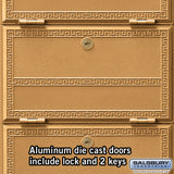 Americana Mailbox with 8 Rear Loading Doors