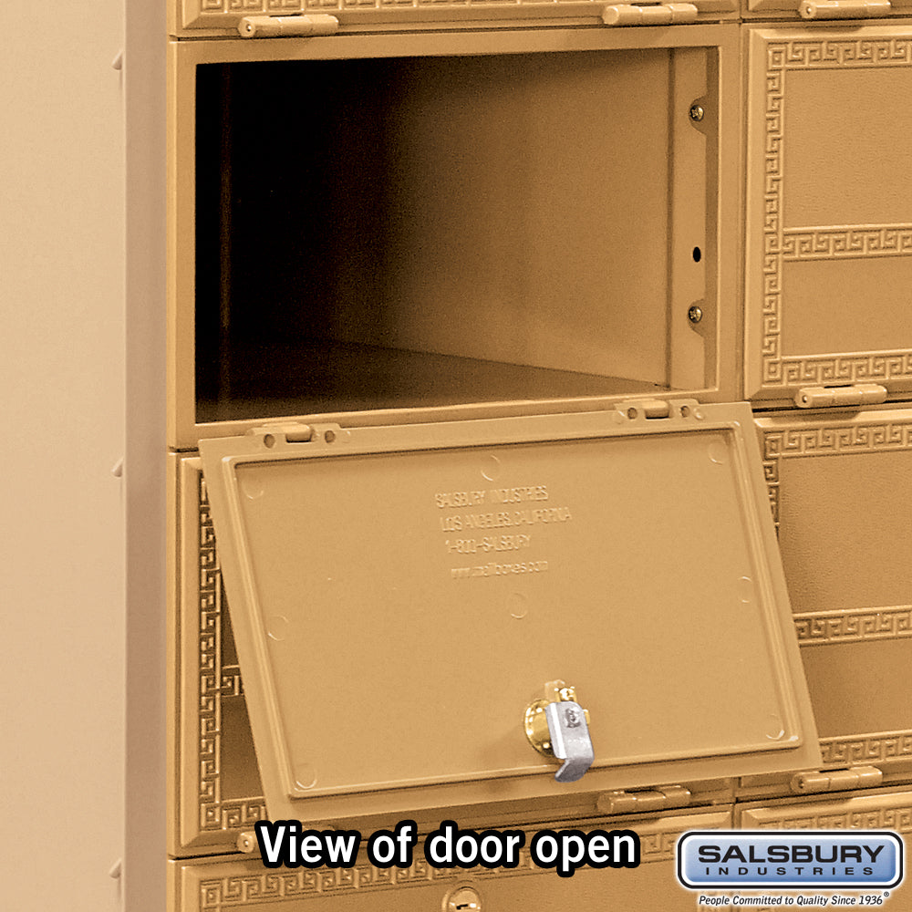 Americana Mailbox with 8 Rear Loading Doors