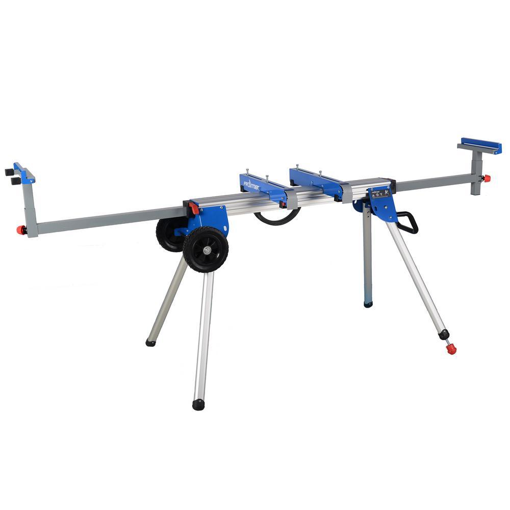 45-1/4 in. Miter Saw Stand with Aluminium Top - Super Arbor