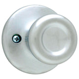 Tylo Satin Chrome Half-Dummy Door Knob - Super Arbor