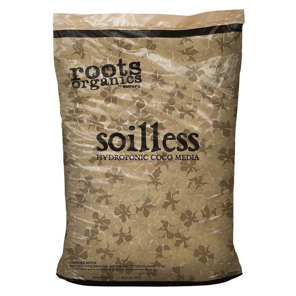 HydroFarm 1.5 cu. ft. Roots Organics ROS Hydroponic Soilless Gardening Coco Fiber Media Mix - Super Arbor