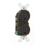 15 Amp Tamper-Resistant Duplex Outlet, Brown - Super Arbor