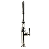 Tournant Single-Handle Pull-Down Sprayer Kitchen Faucet in Vibrant Stainless - Super Arbor