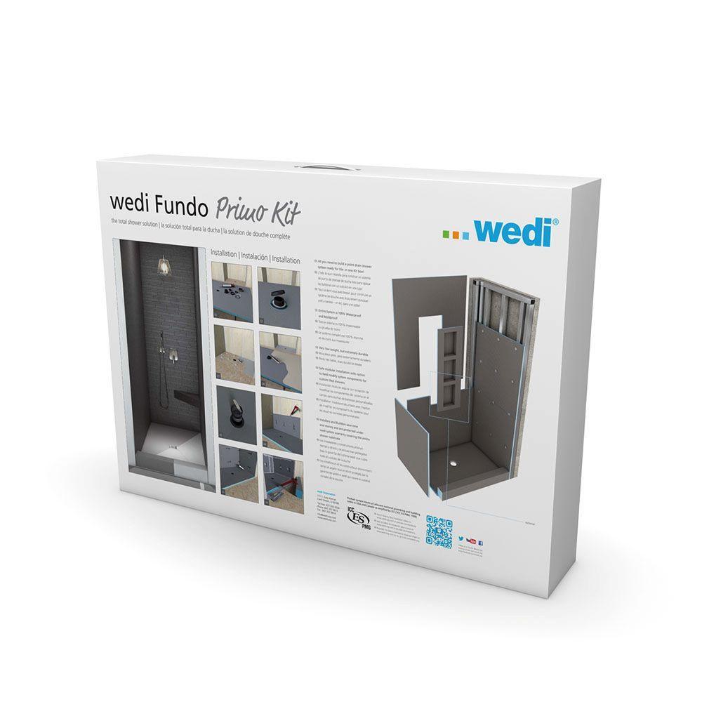 Fundo Primo 36 in. x 36 in. Shower Kit - Super Arbor