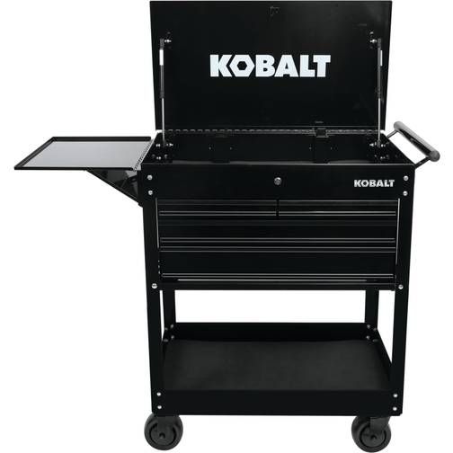Kobalt 35-in W x 37.5-in H 4-Drawer Steel Rolling Tool Cabinet (Blue)