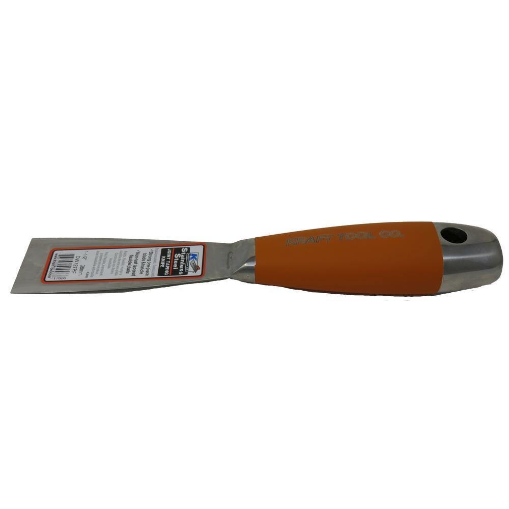 1-1/2 in. Stainless Steel Joint Knife with Sure Grip Handle - Super Arbor