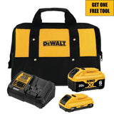 20-Volt MAX XR Lithium-Ion Starter Kit with (1) 6.0Ah Battery, (1) 4.0Ah Battery, Charger and Kit Bag - Super Arbor