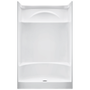 DELTA White Acrylic One-Piece Shower with Integrated Seat (Common: 36-in x 48-in; Actual: 76-in x 35.875-in x 47.875-in)
