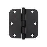 3-1/2 in. Satin Brass 5/8 in. Radius Door Hinges Value Pack (12-Pack) - Super Arbor