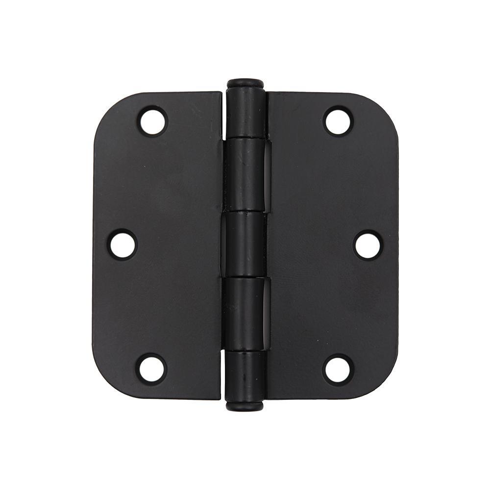 3-1/2 in. Chrome Square Corner Door Hinge - Super Arbor