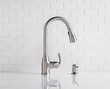 Moen Kelsa 33-in x 22-in Stainless Steel Double Equal Bowl Dual-Mount 2-Hole Kitchen Sink All-in-One Kit with Pulldown Faucet