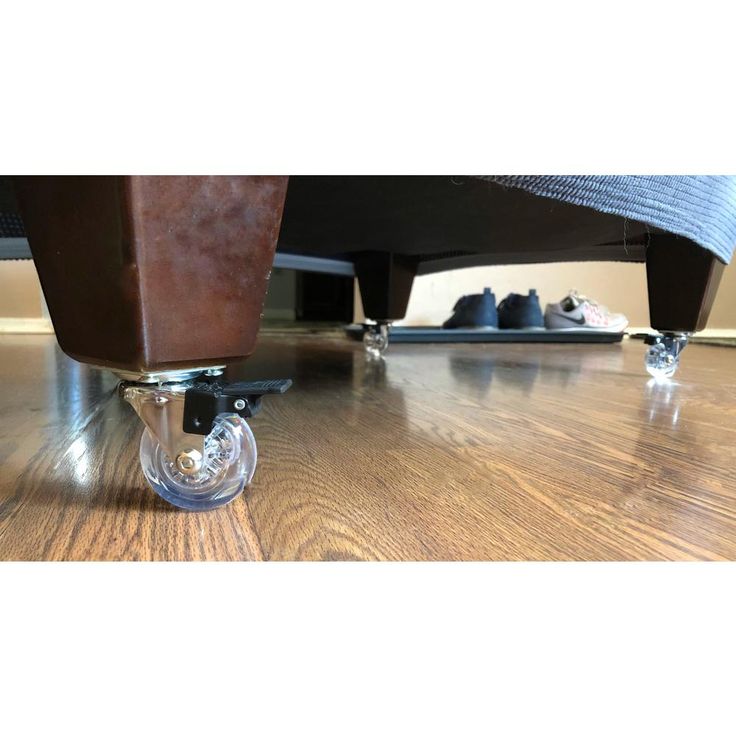 2 in. Mini-Jewel Swivel Caster with Brake and 110 lbs. Load Capacity (4-Pack)