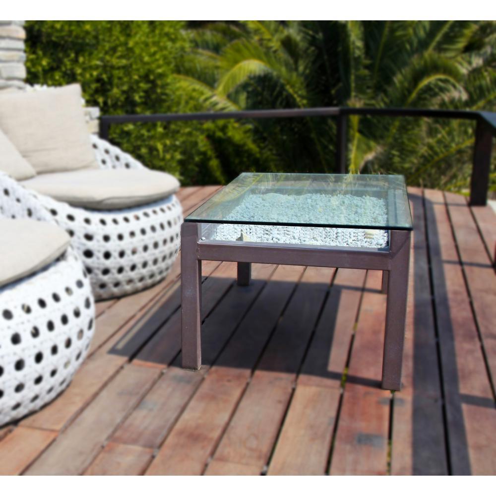 36 in. x 48 in. Clear Rectangle Glass Table Top 3/8 in. Thick Pencil Polish Tempered Touch Corners - Super Arbor