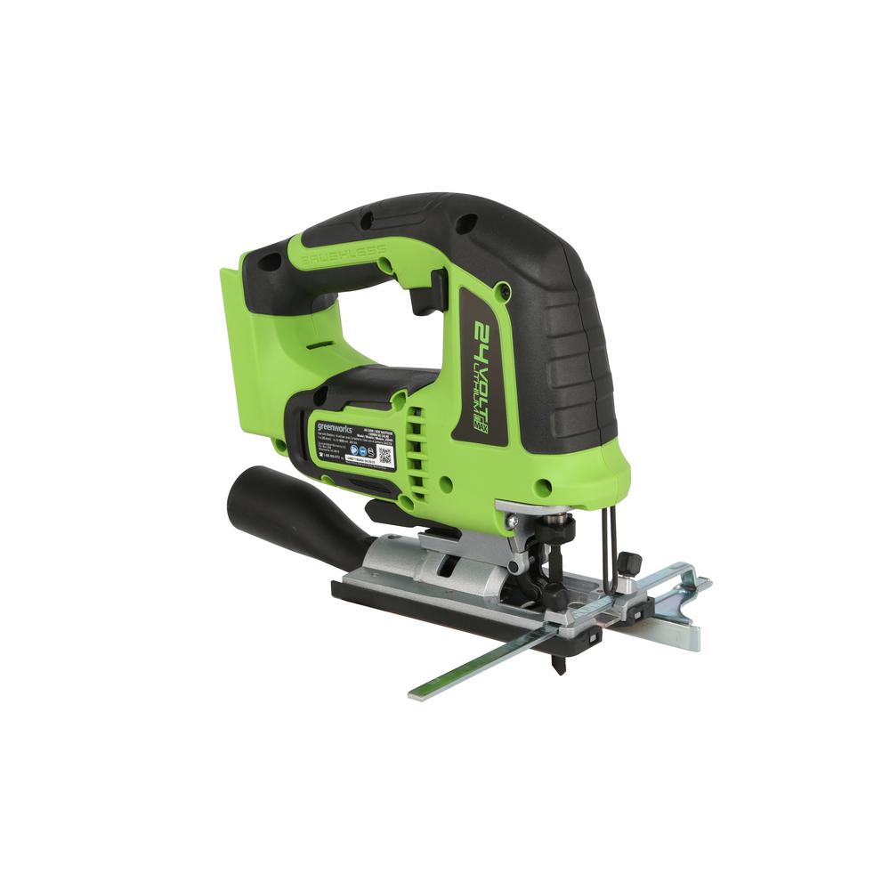 24-Volt Cordless Brushless Jig Saw (Tool Only) - Super Arbor
