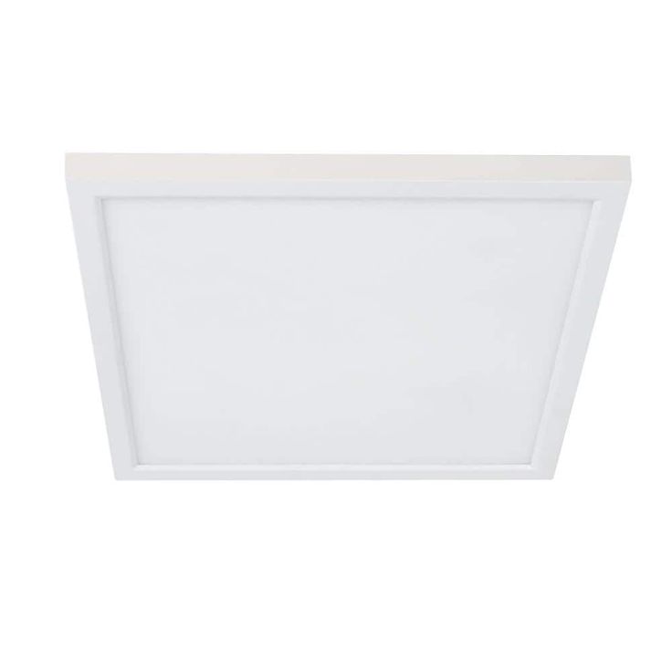 5 in. 8-Watt Title 24 Dimmable White Integrated LED Square Flat Panel Ceiling Flush Mount with Color Change CCT