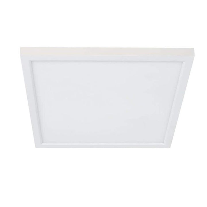 5 in. 8-Watt Title 24 Dimmable White Integrated LED Square Flat Panel Ceiling Flush Mount with Color Change CCT