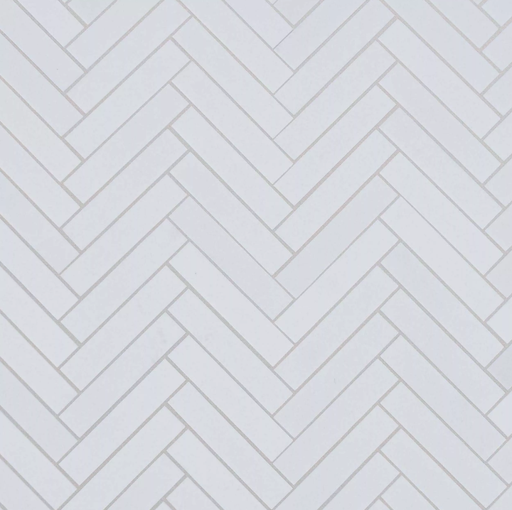 Marble Thassos Premium Herringbone Mosaic