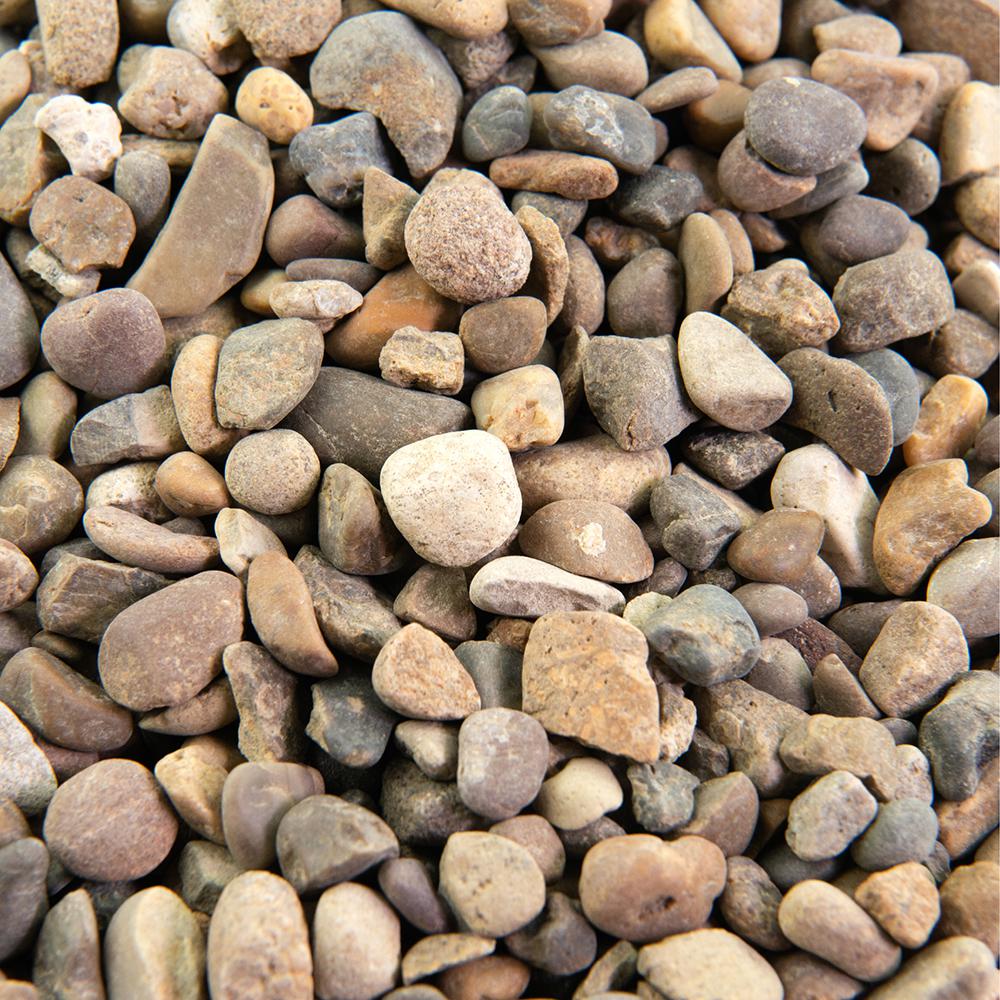 Southwest Boulder & Stone 0.50 cu. ft. 3/8 in. White Ice Bagged Landscape Rock and Pebble for Gardening, Landscaping, Driveways and Walkways - Super Arbor