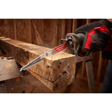 M18 FUEL 18-Volt Lithium-Ion Brushless Cordless Sawzall Reciprocating Saw Kit with Carbide Teeth The AX SAWZALL Blade