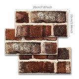 Peel & Stick Brick Kitchen Backsplash Self-Adhesive Wall Tile Stone Design