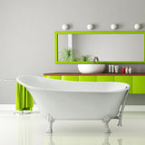 59.1 in. Acrylic Clawfoot Non-Whirlpool Bathtub in White - Super Arbor