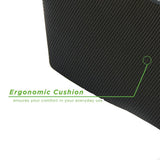 Black Fabric Memory Cushion Foot Rest, Ergonomic Foot Relief, Pressure Foot Relief for Comfort, Multi-Purpose Cushion - Super Arbor