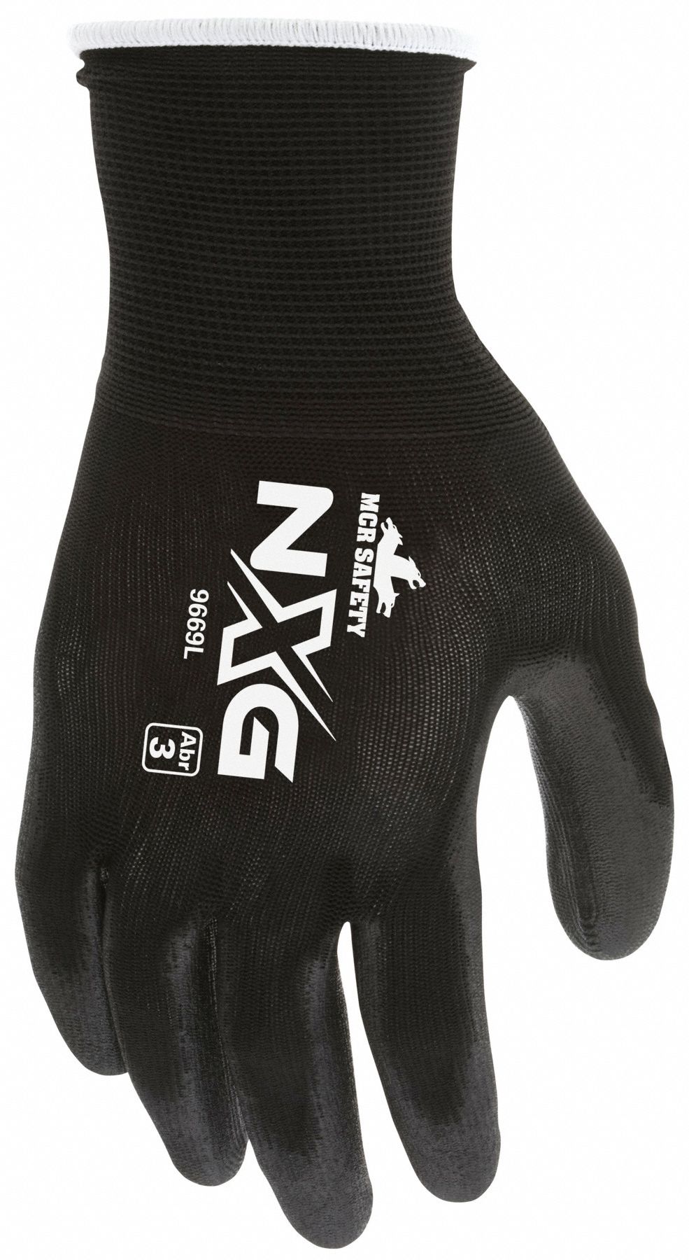 MCR SAFETY NXG 9669 Seamless Knit Polyurethane Coated Gloves - Large