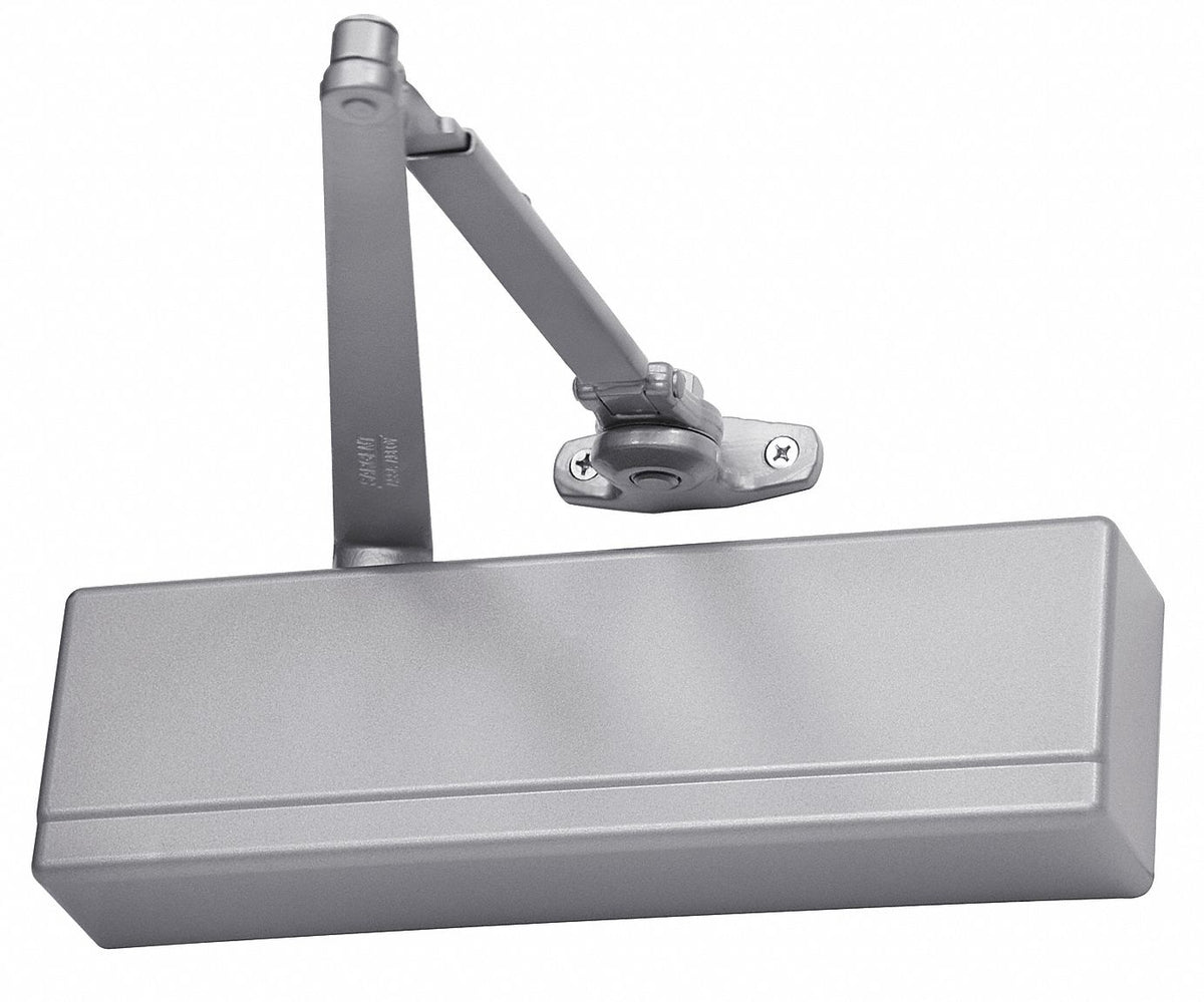 SARGENT Heavy Duty Adjustable Door Closer - Aluminum, Grade 1