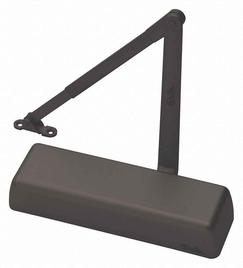 NORTON DOOR CONTROLS Heavy Duty Bronze Door Closer - Standard Mount, Grade 1