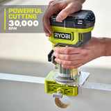 18-Volt ONE+ Cordless Fixed Base Trim Router with Roundover Router Bit Set (4-Piece)