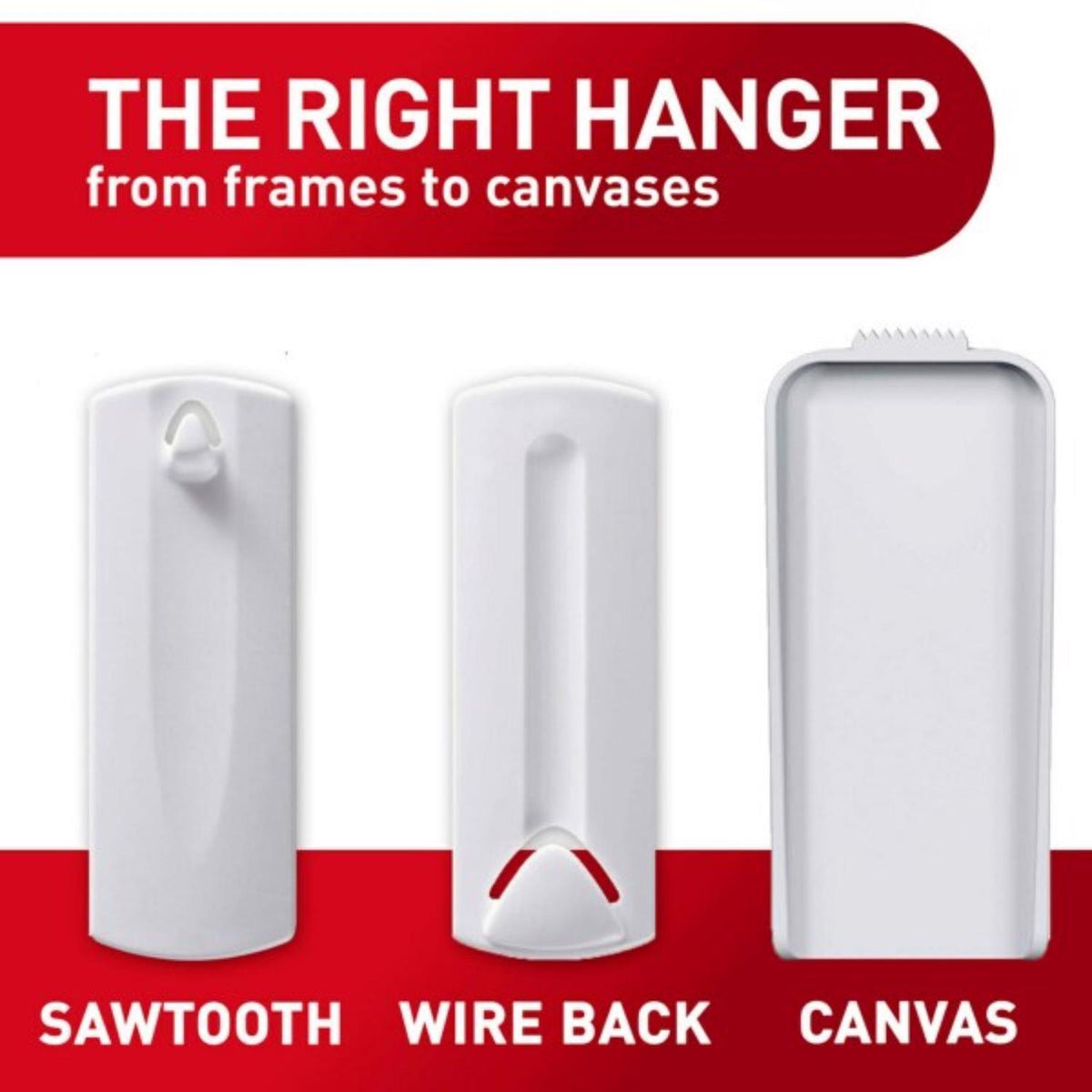 3M Command White Sawtooth Picture Hanger, 4 lb Capacity, 1 Pack
