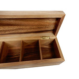 Townhouse 5-Compartment Wood Tea Box