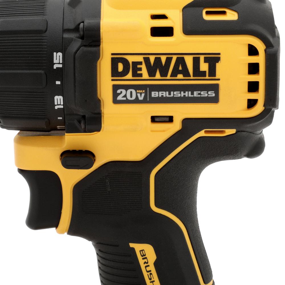 ATOMIC 20-Volt MAX Brushless Cordless 1/2 in. Drill/Driver Kit w/ Toolbox w/ Bonus Bare ATOMIC Compact Reciprocating Saw